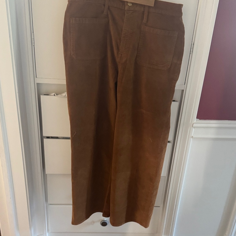 J. Crew Women's Corduroy Pants in Warm Brown